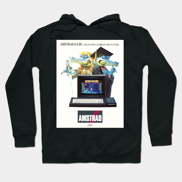 Amstrad computer - Retro poster from 1985 Hoodie by MiaouStudio